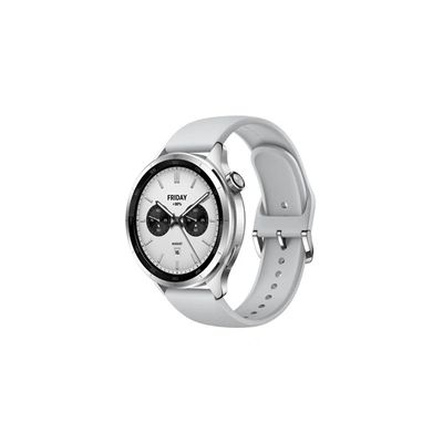 image XIAOMI Watch S4 - Montre Connectée, Suivi du Sport, Ecran AMOLED 1,43", jusqu'à 15 Jours d'autonomie, appels Bluetooth, +150 Modes de Sport,GPS Double Bande, NFC,Androi & iOS, Argent