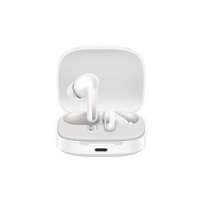 image XIAOMI Redmi Buds 6 – Casque sans Fil Bluetooth, Intra-auriculaire, Double Haut-parleurs, Son Immerseur, Réduction Active du Bruit de 49dB, Jusqu'à 10h+42h Autonomie Batterie, IP54，Blanc