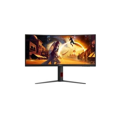 image AOC Gaming CU34G4Z - Moniteur incurvé WQHD 34 Pouces, 240 Hz, FreeSync Prem., HDR400 (3440x1440, 1ms GtG, 2X HDMI 2.1, 1x DisplayPort 1.4, Hub USB) Noir-Rouge