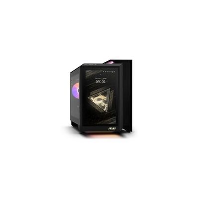 image Gaming MEG Vision X AI 2NVZ9-021FR-B9285KVZ3264GS2TX11MALZ9 avec écran tactile avant Intel Core Ultra 9 64 Go RAM 2 To SSD Nvidia GeForce RTX 5090 Noir