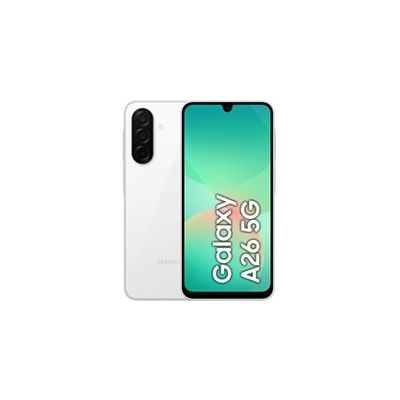 image Samsung Galaxy A26 5G, Smartphone Android, 128 Go, Smartphone déverrouillé, Blanc