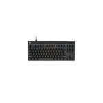 image produit Logitech G Pro X Rapid - Tastatur - Tkl - Hintergrundbeleuchtung - Usb - Qwerty - Us International - Tastenschalter: Linear - Schwarz (920-013233)
