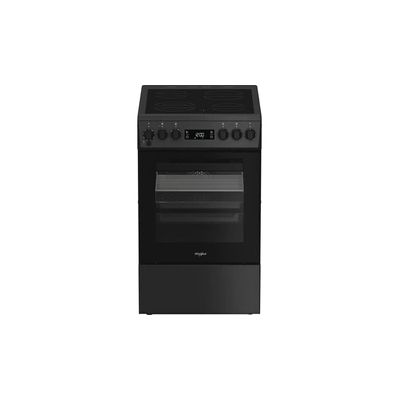 Cuisinière vitrocéramique Whirlpool W5V8LCSA 50 cm Noir