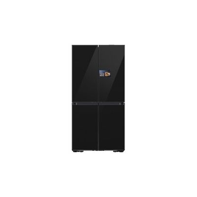 image Samsung RM90F67CECEF Réfrigérateur Bespoke French Door, 185 cm, 654 l, 255 l Volume Congélateur, AI Home, AI Vision avec Caméra Intégrée, Beverage Center, Clean Deep Charcoal