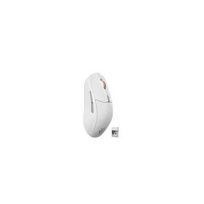 image SteelSeries Rival 3 Wireless Gen 2 Souris gaming sans fil - 2,4 GHz et Bluetooth - TrueMove Capteur Optique TrueMove Air 18000 DPI - Durabilité 60 mil de clics - Poids léger - Patins 100% PTFE - Blanc