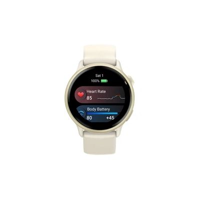 Garmin vívoactive 6 - Montre connectée avec GPS Forme & santé avec écran Ultra-Lumineux - Lunar Gold avec boîtier Ivoire image Garmin vívoactive 6 - Montre connectée avec GPS Forme & santé avec écran Ultra-Lumineux - Lunar Gold avec boîtier Ivoire