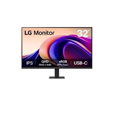 image LG 32U631A-B Ecran PC bureautique 32" - Dalle IPS résolution QHD (2560x1440), 5ms 100Hz, HDR 10, sRGB 99% (CIE1931), inclinable, HDMI 2.0, USB-C (15W)