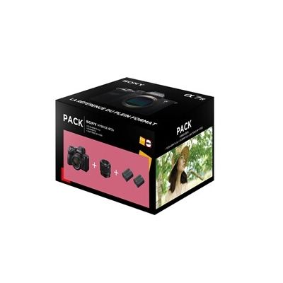 Pack Alpha 7IV + FE 28-60mm f/4-5.6 + FE 50mm f/1.8 + 2ème batterie