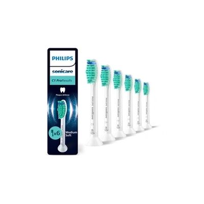 image Sonicare brossettes HX6016/87 Têtes de brosse à dents standard  ProResults - Lot de 6