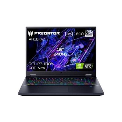 image gaming Predator Helios Neo 18 AI PHN18-72-99MT 18\" LCD 240 Hz Intel Core Ultra 9 32 Go RAM 1 To SSD Nvidia GeForce RTX 5070 Noir