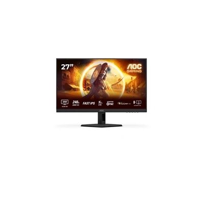 image AOC Gaming Q27G4ZR - Moniteur Quad HD 27 Pouces, 240 Hz, 1 ms, G-Sync, HDR400 (2560 x 1440, 2X HDMI 2.0, DisplayPort 1.4) Noir-Rouge