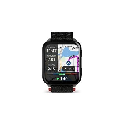 image Garmin Venu X1. Montre connectée GPS avec écran AMOLED 2″, Lampe LED, boîtier Ultra Fin de 8 mm, Plus de 100 Sports intégrés, jusqu'à 8 Jours d'autonomie, Bracelet en Nylon ComfortFit Noir.