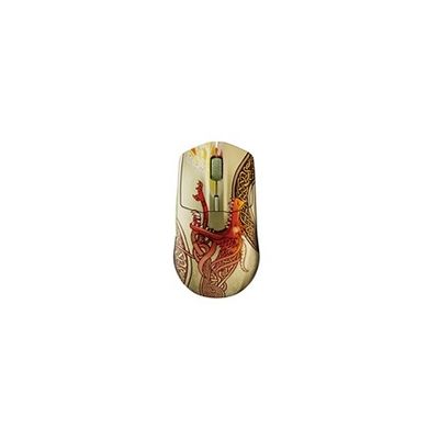 image SteelSeries Souris Gaming sans Fil CS2 Dragon Lore Edition - Counter Strike - 2,4 GHz et Bluetooth - Capteur Optique TrueMove Air 18K DPI - Batterie Jusqu’à 200h - Durabilité 80M de clics