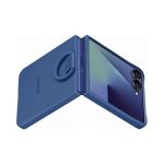 image produit Samsung EF-PF766 - Coque de Protection en Silicone avec Anneau de Support pour Smartphone Galaxy Z Flip7 - Résistante aux Chocs - Fine et adhérente - Bleu