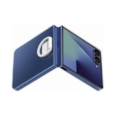 image Samsung Galaxy Z Flip7 Coque Transparente avec Bague Transparente pour Galaxy Z Flip7