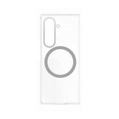 image Designed for Samsung Yuchuan Coque magnétique en Deux Parties pour Galaxy Z Fold7 avec Aimant pour Fixer des Gadgets, Compatible avec Chargeur Qi2, Transparent