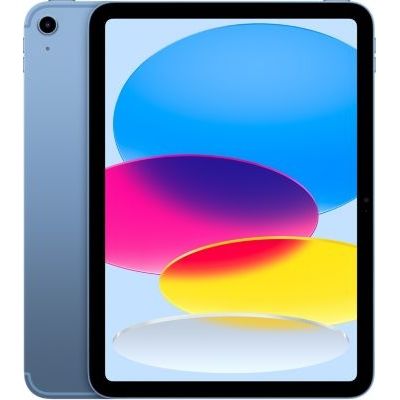 image Apple iPad avec Puce A16 : Écran Liquid Retina 11 Pouces, 128 Go, Wi-FI 6 et connectivité cellulaire 5G, caméras Avant/arrière 12 Mpx, Touch ID, autonomie d’Une journée – Bleu