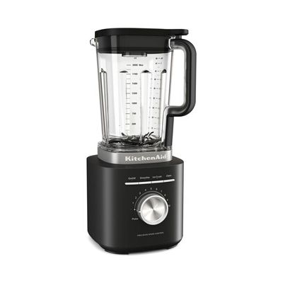 image KitchenAid 5KSB2073EBM Pure Power Blender, Mixeur Puissant avec Bol 2L sans BPA, 10 Vitesses et Programmes Automatiques, Noire Réglisse