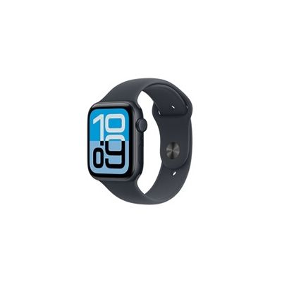 image Apple Watch SE 3 [GPS + Cellular 44 mm] Montre connectée avec boîtier Minuit et Bracelet Sport Minuit. Moniteur activité/Sommeil/fréquence Cardiaque, écran Toujours activé