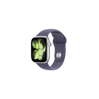 image Apple Watch Series 11 [GPS 42 mm] Montre connectée avec boîtier Argent et Bracelet Sport Brume Violette. Score de Sommeil, Moniteur d’activité, Suivi de la santé, écran Toujours activé