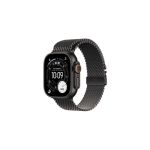 image produit Apple Watch Ultra 3 [GPS + Cellular 49 mm] Montre connectée Course à Pied et Multisport avec boîtier Titane Noir et Bracelet Milanais Noir. Communications Satellite, Suivi santé et activité