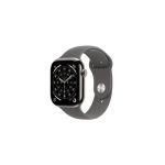 image produit Apple Watch Series 11 [GPS + Cellular 42 mm] Montre connectée avec boîtier Naturel et Bracelet Sport Gris minéral. Score de Sommeil, Moniteur d’activité, Suivi de la santé, écran Toujours activé