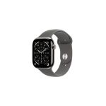 image produit Apple Watch Series 11 [GPS + Cellular 42 mm] Montre connectée avec boîtier Naturel et Bracelet Sport Gris minéral. Score de Sommeil, Moniteur d’activité, Suivi de la santé, écran Toujours activé
