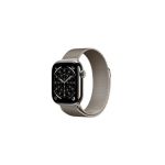 image produit Apple Watch Series 11 [GPS + Cellular 42 mm] Montre connectée avec boîtier Naturel et Bracelet Milanais Naturel. Score de Sommeil, Moniteur d’activité, Suivi de la santé, écran Toujours activé