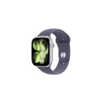 image produit Apple Watch Series 11 [GPS + Cellular 46 mm] Montre connectée avec boîtier Argent et Bracelet Sport Brume Violette. Score de Sommeil, Moniteur d’activité, Suivi de la santé, écran Toujours activé
