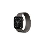 image produit Apple Watch Series 11 [GPS + Cellular 46 mm] Montre connectée avec boîtier Ardoise et Bracelet Milanais Ardoise. Score de Sommeil, Moniteur d’activité, Suivi de la santé, écran Toujours activé