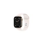 image produit Apple Watch Series 11 [GPS + Cellular 46 mm] Montre connectée avec boîtier Or et Bracelet Sport Rose Tendre. Score de Sommeil, Moniteur d’activité, Suivi de la santé, écran Toujours activé