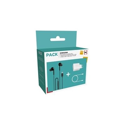 image Pack Kit Pieton usb-c AKG blanc + Chargeur 45W blanc + câble usb-c blanc