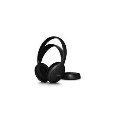 image Philips SHC5200M2 Casque TV sans Fil avec 30 h d’autonomie, portée de 30 m, Connexion Digitale 2,4G, Confort Supra-auriculaire, Batterie remplaçable, Son Clair pour Les dialogues – Noir