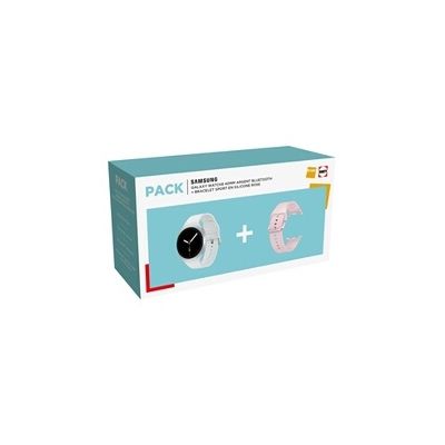 image Pack Galaxy Watch8 40mm argent BT + Bracelet Rose