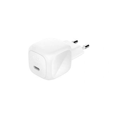 Belkin BoostCharge Chargeur Secteur Compact 45 W, USB-C PD, Recharge Rapide, pour Tous Les modèles de l'iPhone 17, iPhone 16, iPhone 15, Samsung Galaxy, Google Pixel, iPad, AirPods, etc. - Blanc image Belkin BoostCharge Chargeur Secteur Compact 45 W, USB-C PD, Recharge Rapide, pour Tous Les modèles de l'iPhone 17, iPhone 16, iPhone 15, Samsung Galaxy, Google Pixel, iPad, AirPods, etc. - Blanc