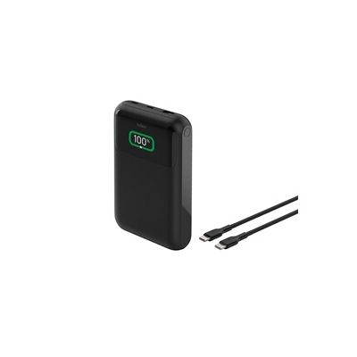 image Belkin BoostCharge Batterie Externe 3 Ports pour Ordinateur Portable (20K, Ports USB-C et USB-A, USB-C Power Delivery, pour MacBook, iPhone 16 (Tous modèles), iPad Pro, Galaxy S24, etc., Noir