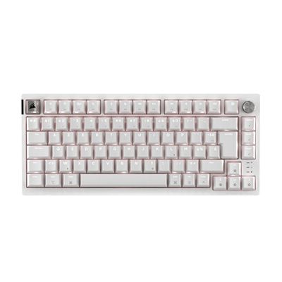 image gaming Azerty sans fil mécanique K65 Plus Wireless Bluetooth Blanc givré