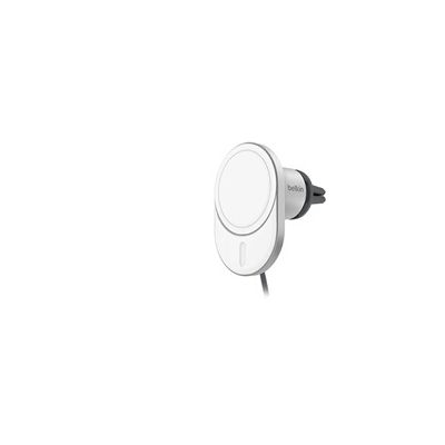image Belkin BoostCharge Pro Chargeur de Voiture Magnétique sans Fil avec Qi2 (15W), Chargeur Compatible MagSafe pour Tous Les modèles de l'iPhone 17, iPhone Air, Câble USB-C vers USB-C (1,5 m) Inclus