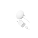 image produit Belkin Station de Charge sans Fil, 15W, Certifié Qi2 et Compatible MagSafe, pour Tous Les modèles de l'iPhone 17, iPhone Air, iPhone 16, pour Les AirPods, etc., avec Adaptateur Secteur - Blanc