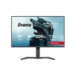 image produit iiyama Ecran G-Master Red Eagle, GB2771QSU-B1, Fast IPS, QHD@200Hz, 0.5ms,350cd, Haut-parleurs, HDMI/DP/USB (2 x3.2 + 2X Type C), réglable en Hauteur, Black Tuner, G-Sync Compatible