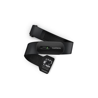 image Garmin HRM 200 - Herzfrequenz-Brustgurt zur Messung präziser Herzfrequenz- und HFV-Daten, Batterielaufzeit Von BIS zu 1 Jahr, waschmaschinenfester Gurt, größenverstellbar, Größe M-XL