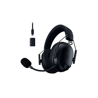 image Razer BlackShark V3 - Casque sans Fil pour l’Esport - Haut-parleurs en Titane de 50mm - Micro HyperClear Amovible - THX Spatial Audio - Wireless 2,4Ghz & Bluetooth - Profils FPS - PC/Mac | Noir