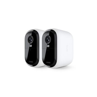 image Arlo Essential 3 2K XL, Caméra de Surveillance WiFi Extérieure sans Fil, Autonomie de 24 Mois, Vision Nocturne Couleur, Sirène et Audio Bidirectionnel, Essai Secure Inclus, 3 Caméras Blanc