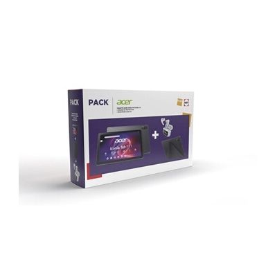 image Pack Iconia Tab P11 11\" Wi-Fi 128 Go Noir + Housse de protection + Ecouteurs sans fil