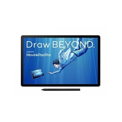 image Wacom MovinkPad Pro 14 Tablette Graphique – Sensation Stylet sur Papier avec écran OLED pour Noirs Profonds, Contraste Exceptionnel, réponse Rapide, Verre texturé Premium, Pro Pen 3 Ultra-précis