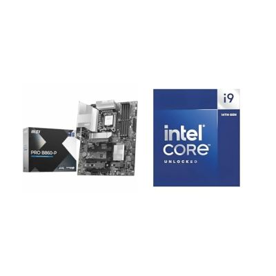 image MSI Pro B860-P Carte mère + Intel® Core™ Ultra 7 265KF processeur pour PC de Bureau 20 cœurs