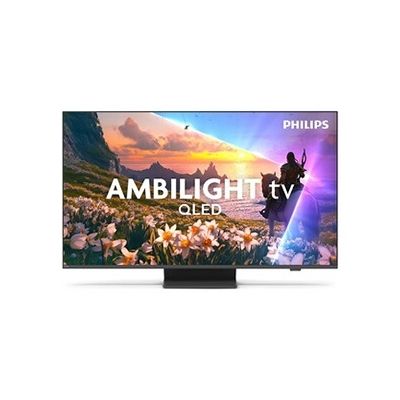 image Philips Ambilight 55PUS8600 4K QLED Smart TV, écran de 55 ", avec Moteur P5 Perfect Picture Engine Ultra HD, Titan OS, Dolby Vision et Dolby Atmos