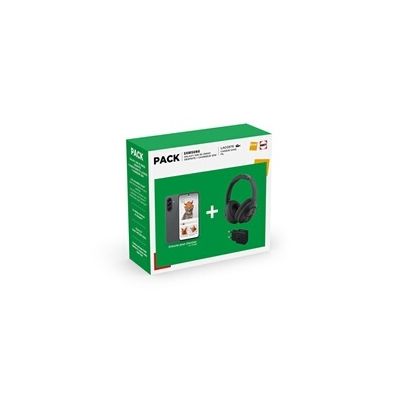 image Pack Galaxy A56 5G 256Go Graphite + Casque bluetooth Lacoste The blend Noir + Chargeur 25W
