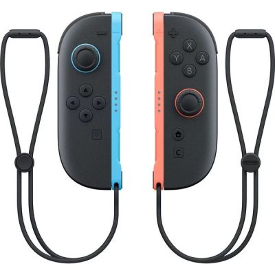 image Paire de manettes Joy-Con 2 gauche bleu clair & droite rouge clair Nintendo Switch 2