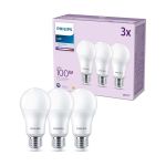 image produit Ampoule LED - PHILIPS - 100 W - A67 E27 - Blanc froid - Non dimmable x 3